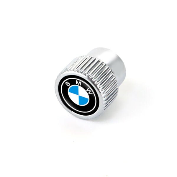 5Pcs Metal Aluminium Tire Valve Caps For BMW