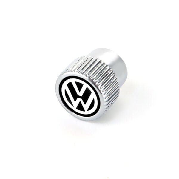 5Pcs Metal Aluminium Tire Valve Caps For Volkswagen