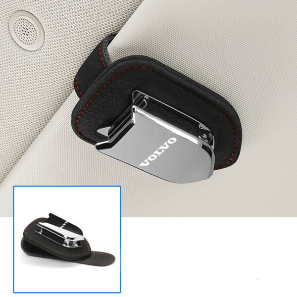 Volvo Chrome Sunglasses Clip Holder