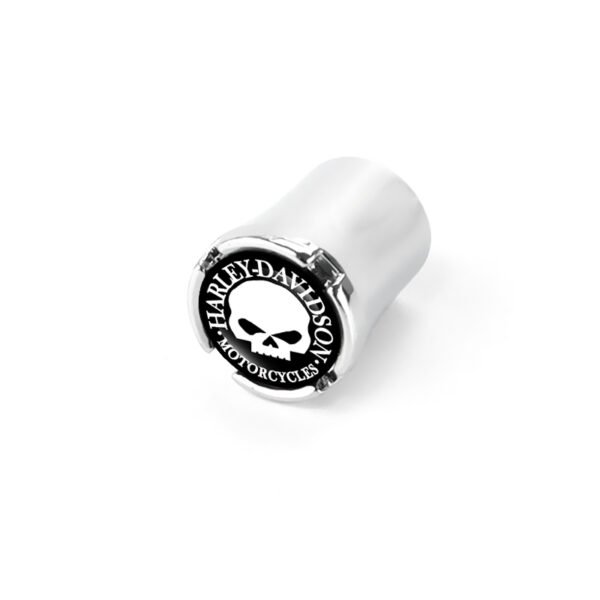 5Pcs Chrome Aluminium Tire Valve Caps For Harley Davidson
