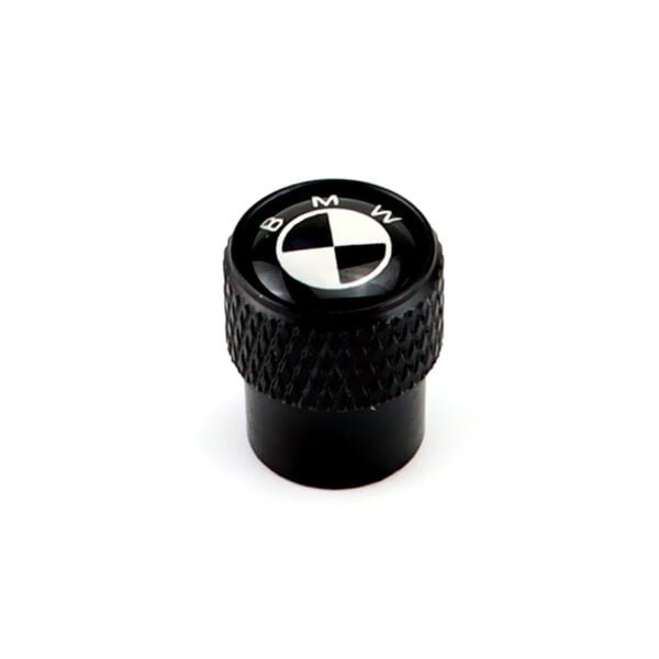 5Pcs Aluminum Black Tire Valve Caps For BMW