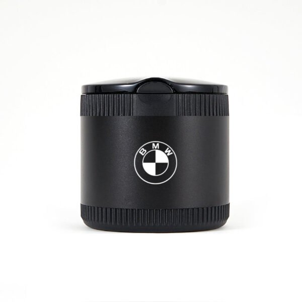 BMW Black Laser Engraved Portable Led Ashtray ( Small )