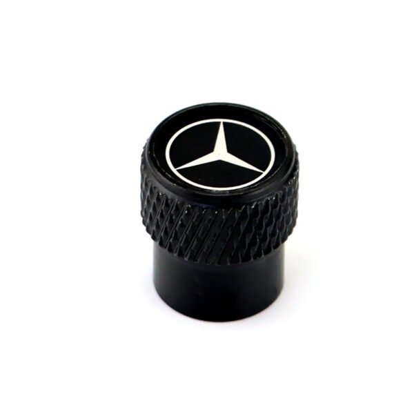 5Pcs Aluminum Laser Etched Tire Valve Caps For Mercedes Benz