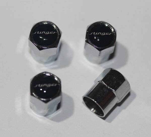 Kia Stinger Black Tire Valve Stem Caps - Plus Free Extra Cap
