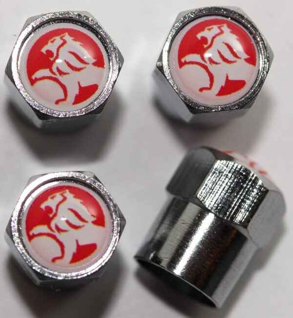 Holden Tire Valve Stem Caps - Plus Free Extra Cap