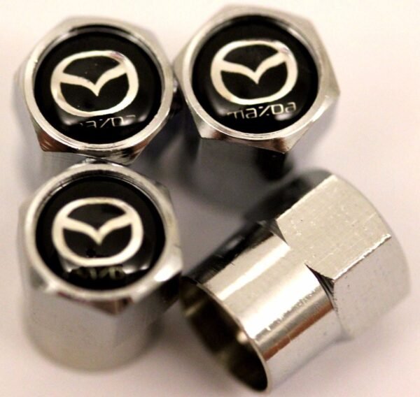 Mazda Zoom Tire Valve Caps - Plus Free Extra Cap