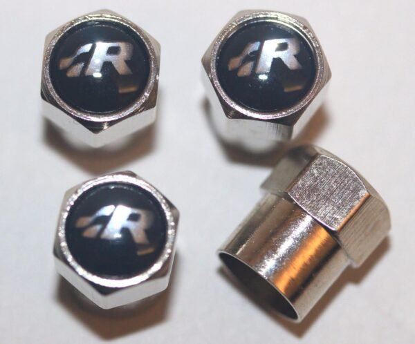 Volkswagen R Tire Valve Caps - Plus Free Extra Cap