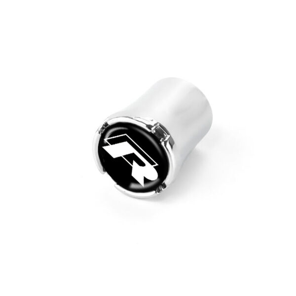 5Pcs Chrome Aluminium Tire Valve Caps For Volkswagen R
