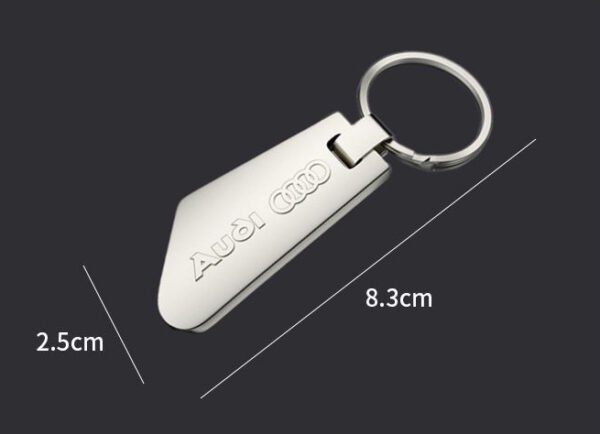 Alloy Metal Keychain Fit Audi Models - Image 2